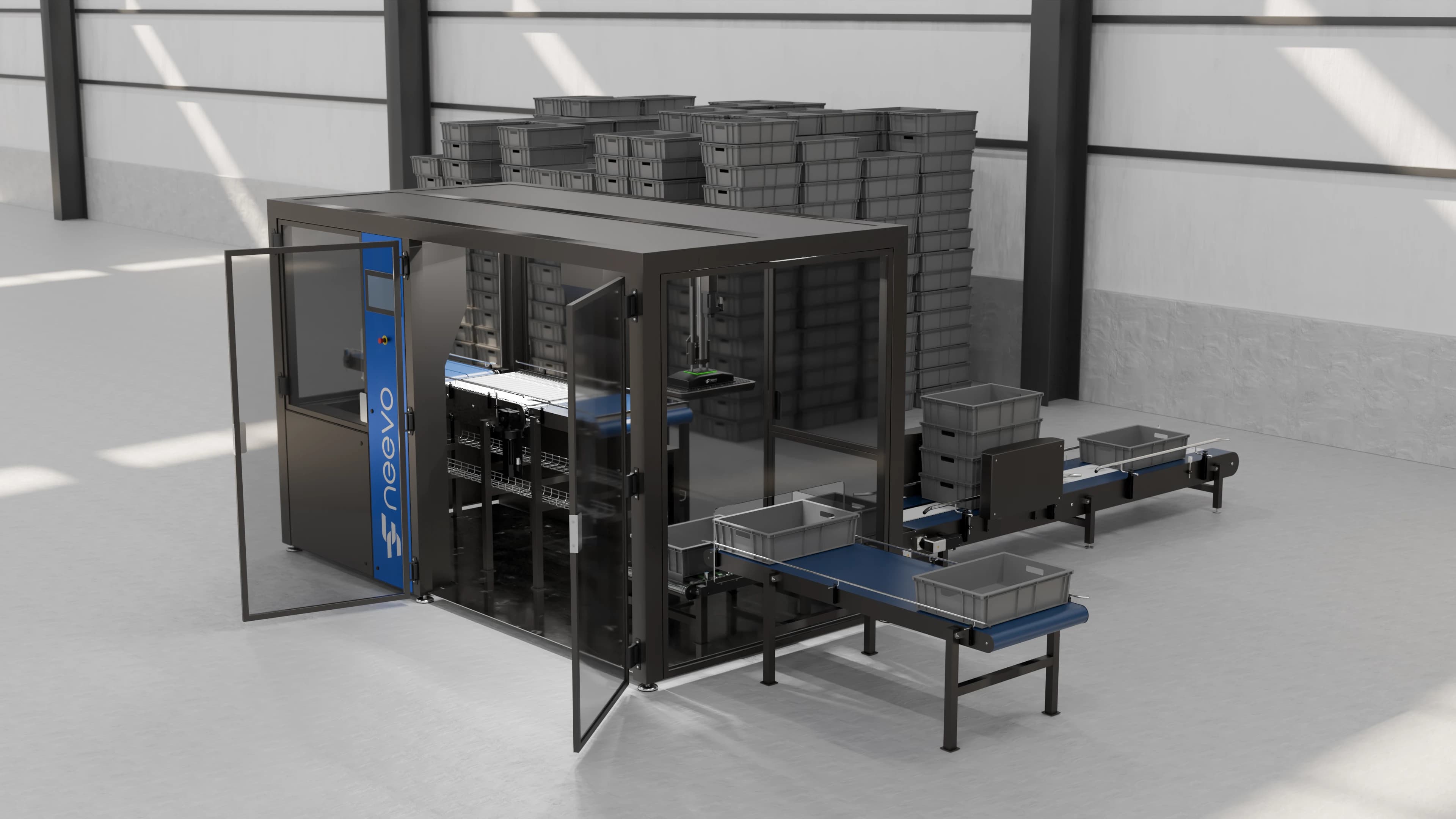 Compact production cell render