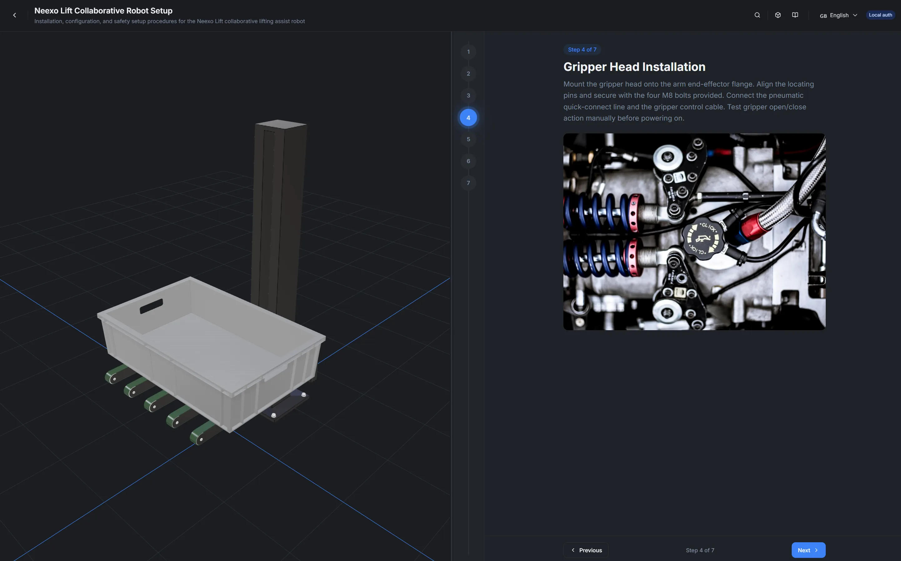 3D manual use case example