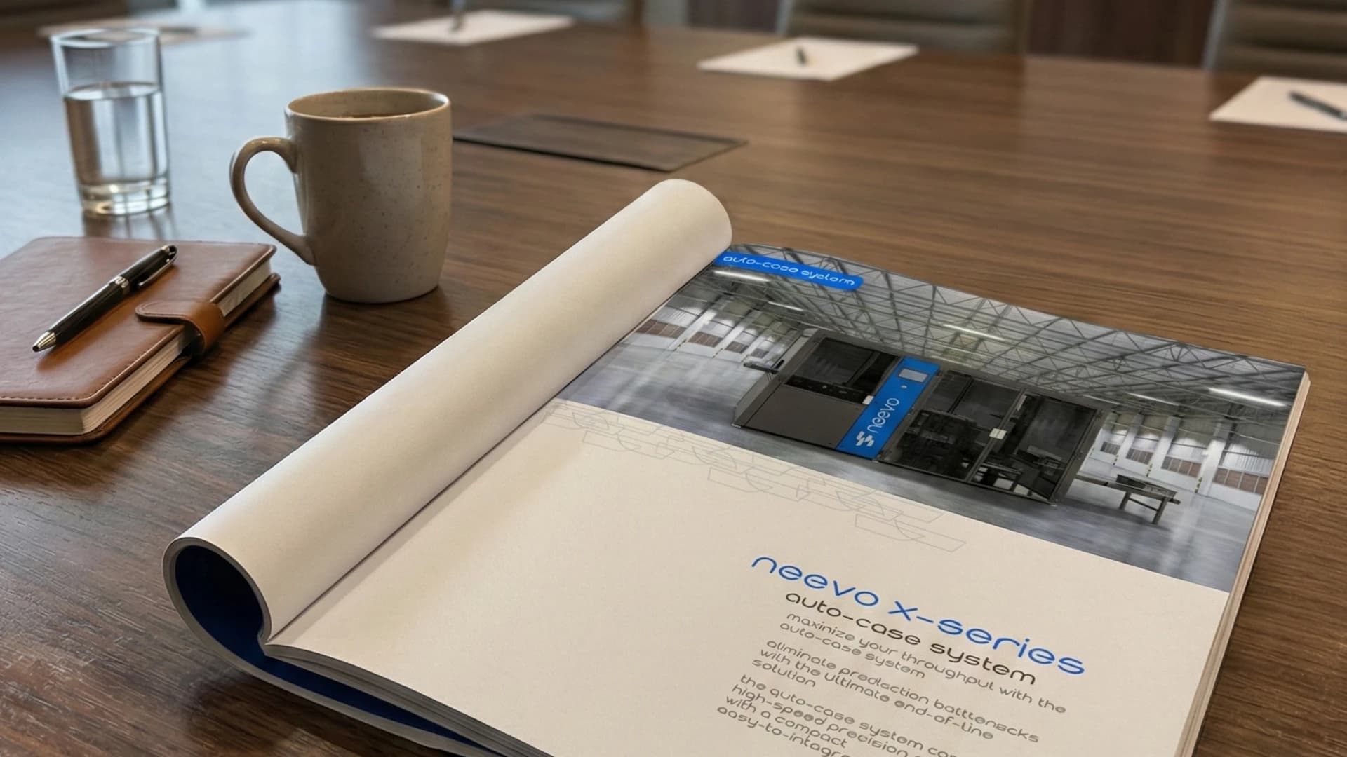 Neexo product catalog spread