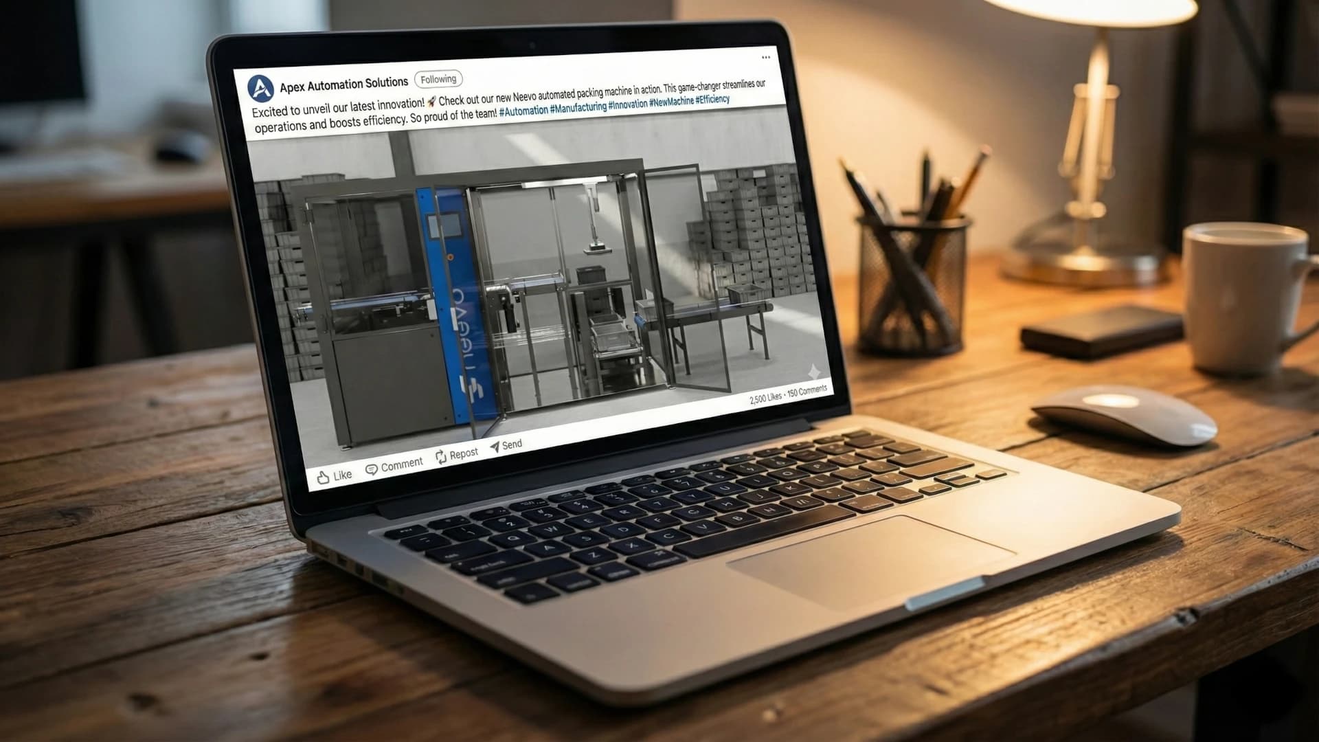 Neexo LinkedIn banner design